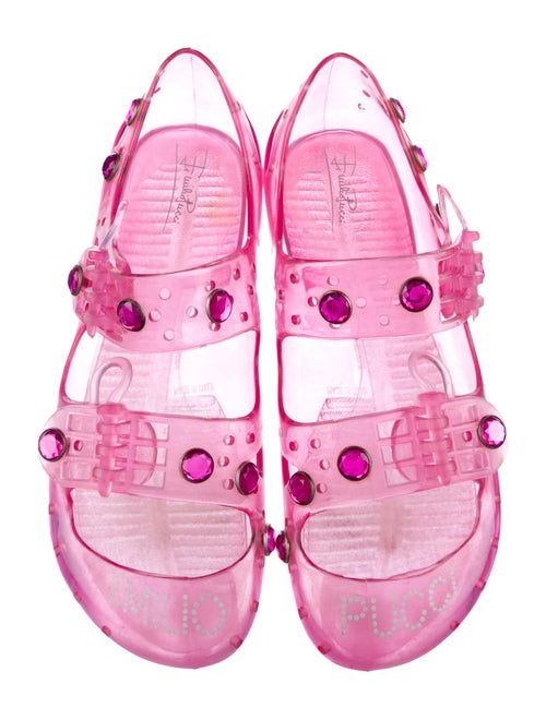 Emilio Pucci PVC Mary Jane Flats