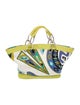 Emilio Pucci Canvas Top Handle Bag