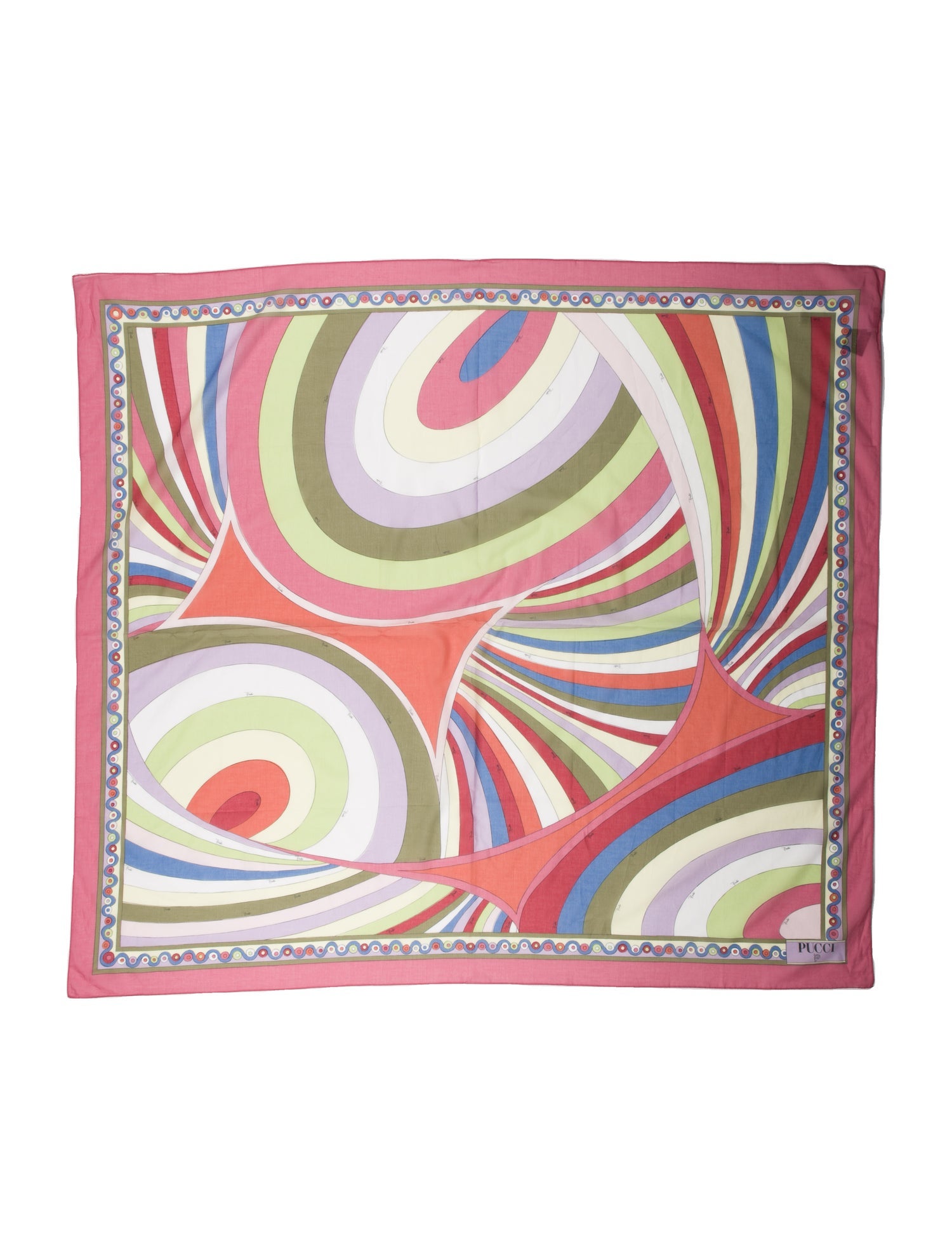 Emilio Pucci Silk Printed Scarf w/ Tags