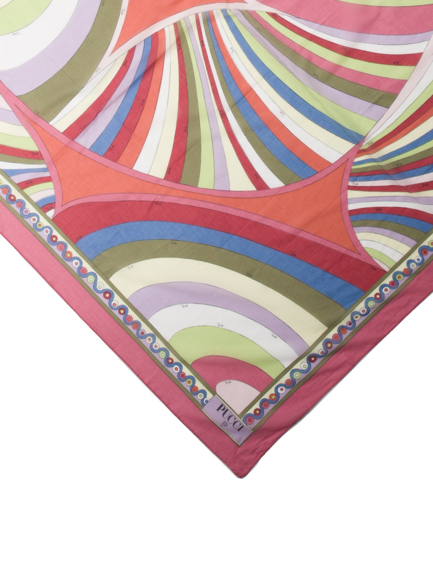 Emilio Pucci Silk Printed Scarf w/ Tags