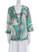 Emilio Pucci Printed V-Neck Tunic