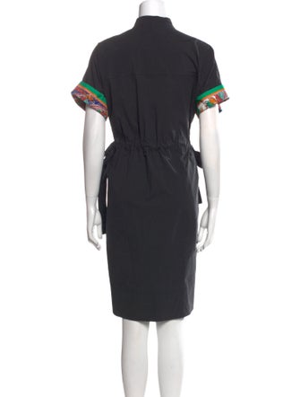 Emilio Pucci Mock Neck Knee-Length Dress