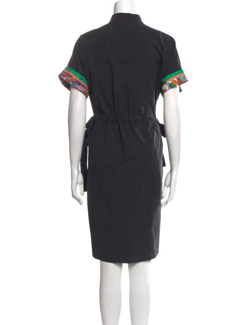 Emilio Pucci Mock Neck Knee-Length Dress