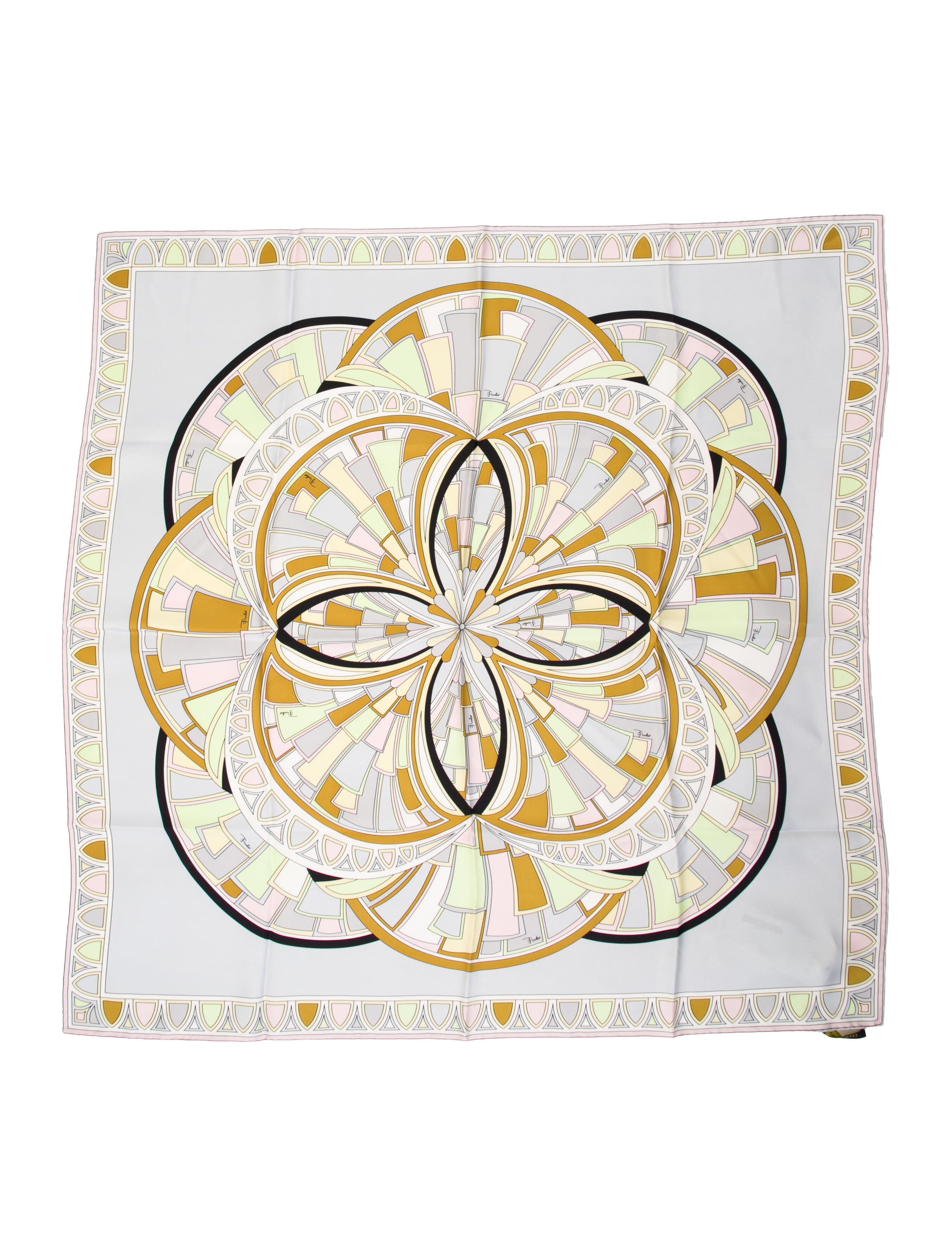 Emilio Pucci Silk Printed Scarf