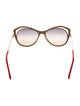 Emilio Pucci Cat-Eye Gradient Sunglasses