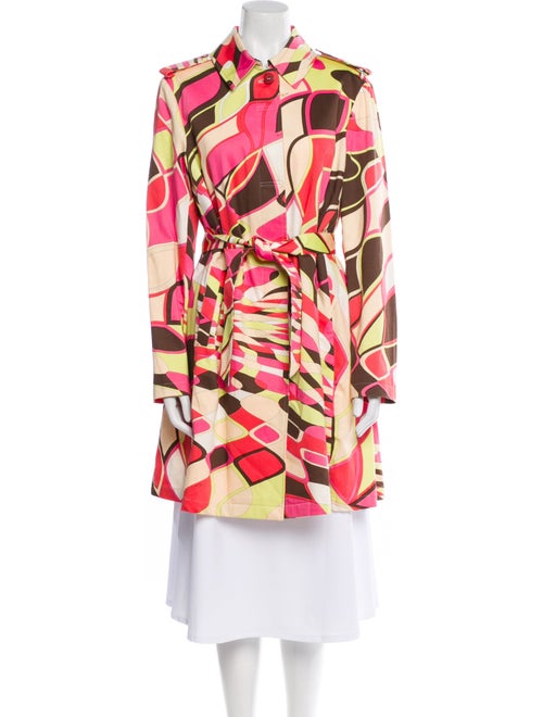 Emilio Pucci Printed Trench Coat