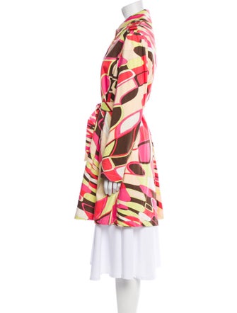 Emilio Pucci Printed Trench Coat