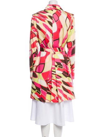Emilio Pucci Printed Trench Coat