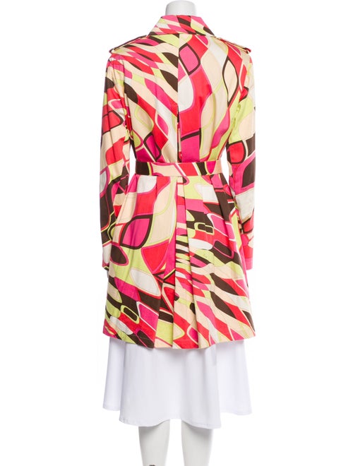 Emilio Pucci Printed Trench Coat