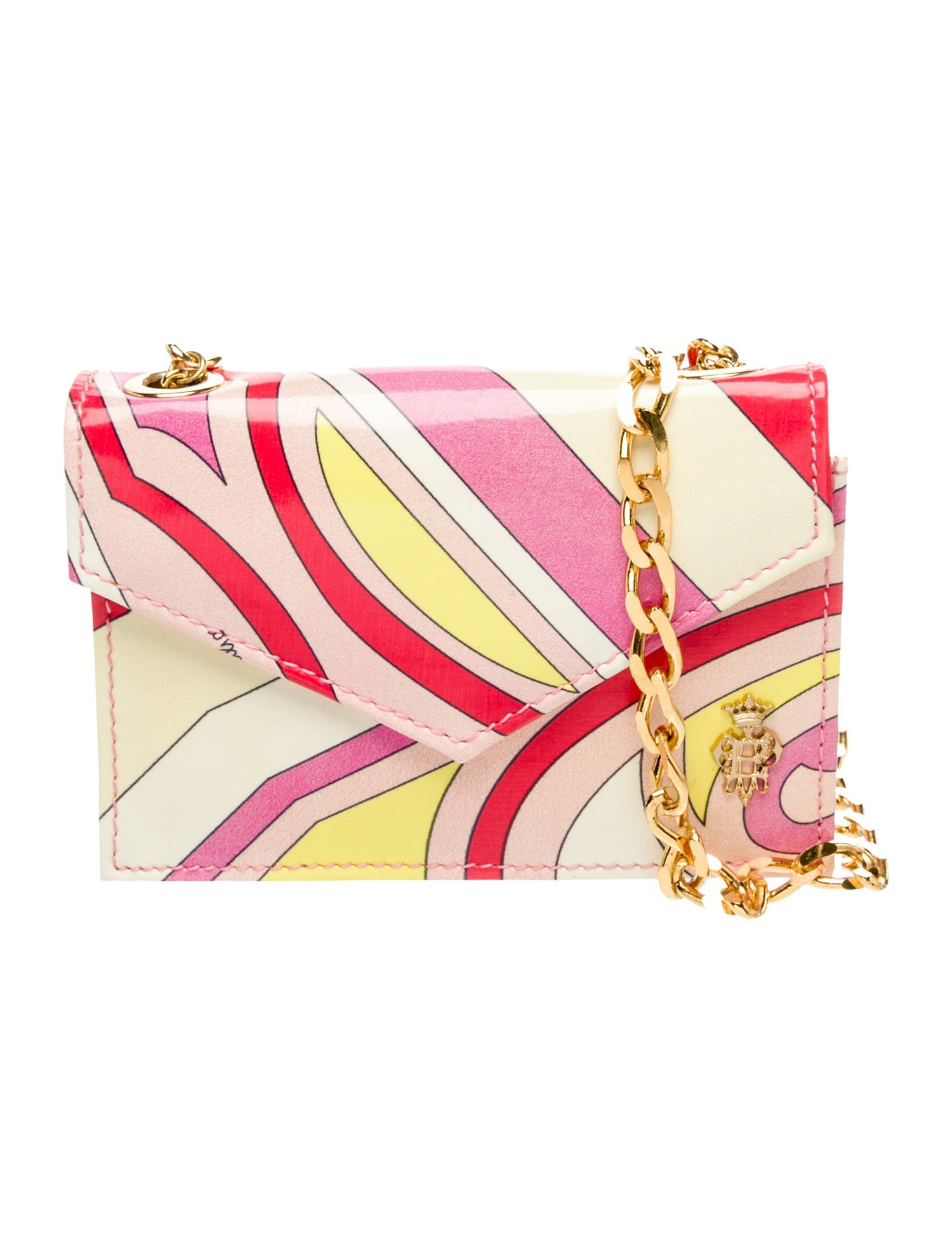 Emilio Pucci Patent Leather Shoulder Bag