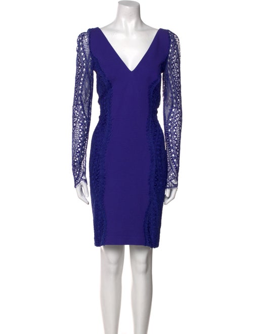 Emilio Pucci V-Neck Knee-Length Dress