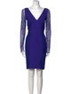 Emilio Pucci V-Neck Knee-Length Dress