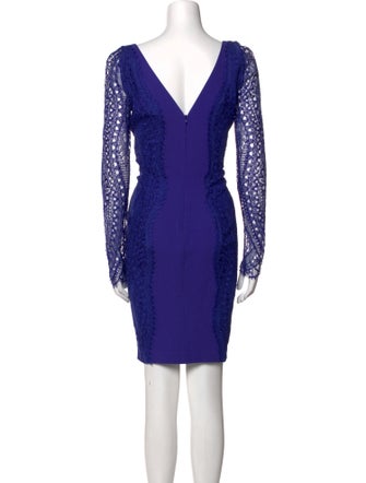 Emilio Pucci V-Neck Knee-Length Dress