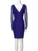 Emilio Pucci V-Neck Knee-Length Dress