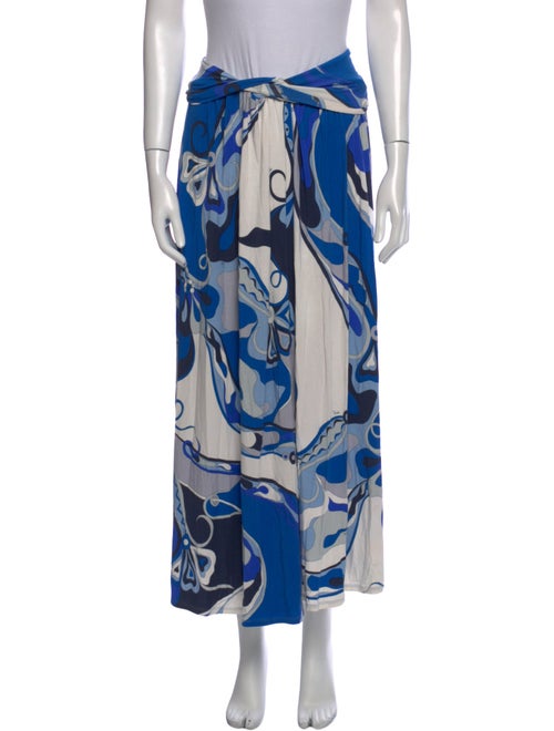 Emilio Pucci Printed Long Skirt