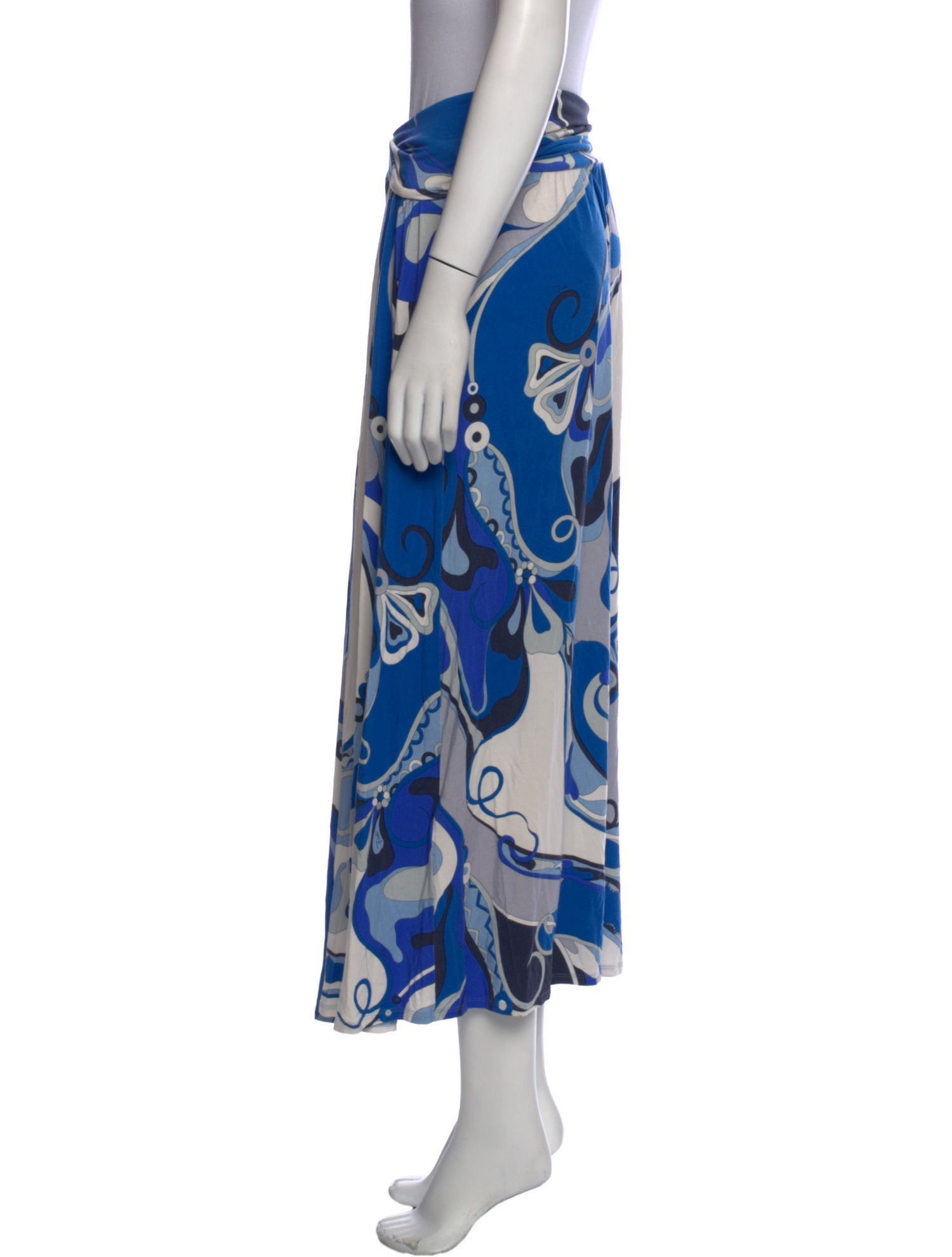 Emilio Pucci Printed Long Skirt