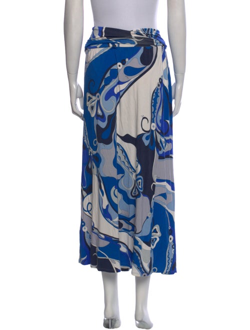 Emilio Pucci Printed Long Skirt