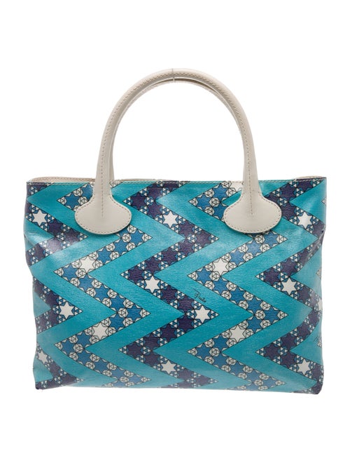 Emilio Pucci Canvas Top Handle Bag