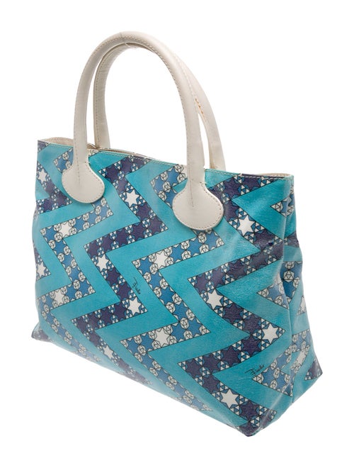 Emilio Pucci Canvas Top Handle Bag