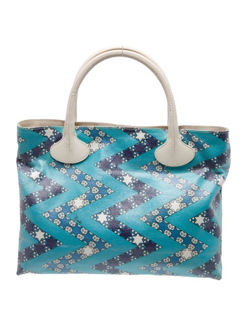 Emilio Pucci Canvas Top Handle Bag