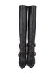 Emilio Pucci Leather Studded Accents Boots