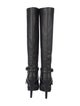 Emilio Pucci Leather Studded Accents Boots