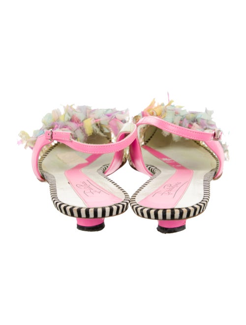 Emilio Pucci Mesh Printed Slingback Pumps