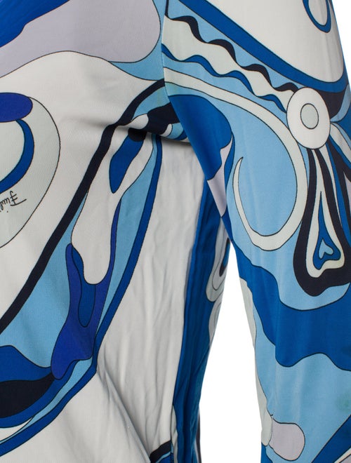 Emilio Pucci Printed V-Neck Top