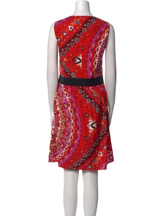 Emilio Pucci Printed Midi Length Dress