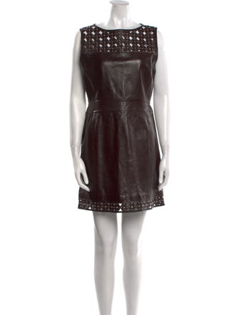 Emilio Pucci Lambskin Mini Dress