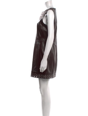 Emilio Pucci Lambskin Mini Dress