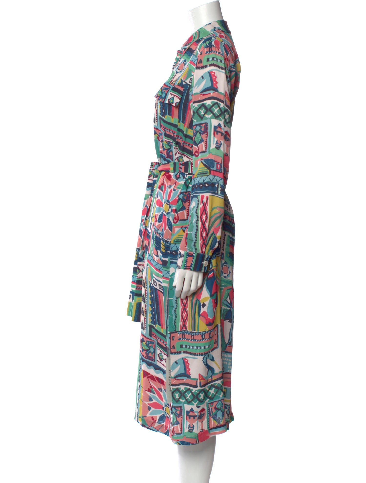 Emilio Pucci Printed Midi Length Dress