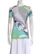 Emilio Pucci Printed Crew Neck T-Shirt