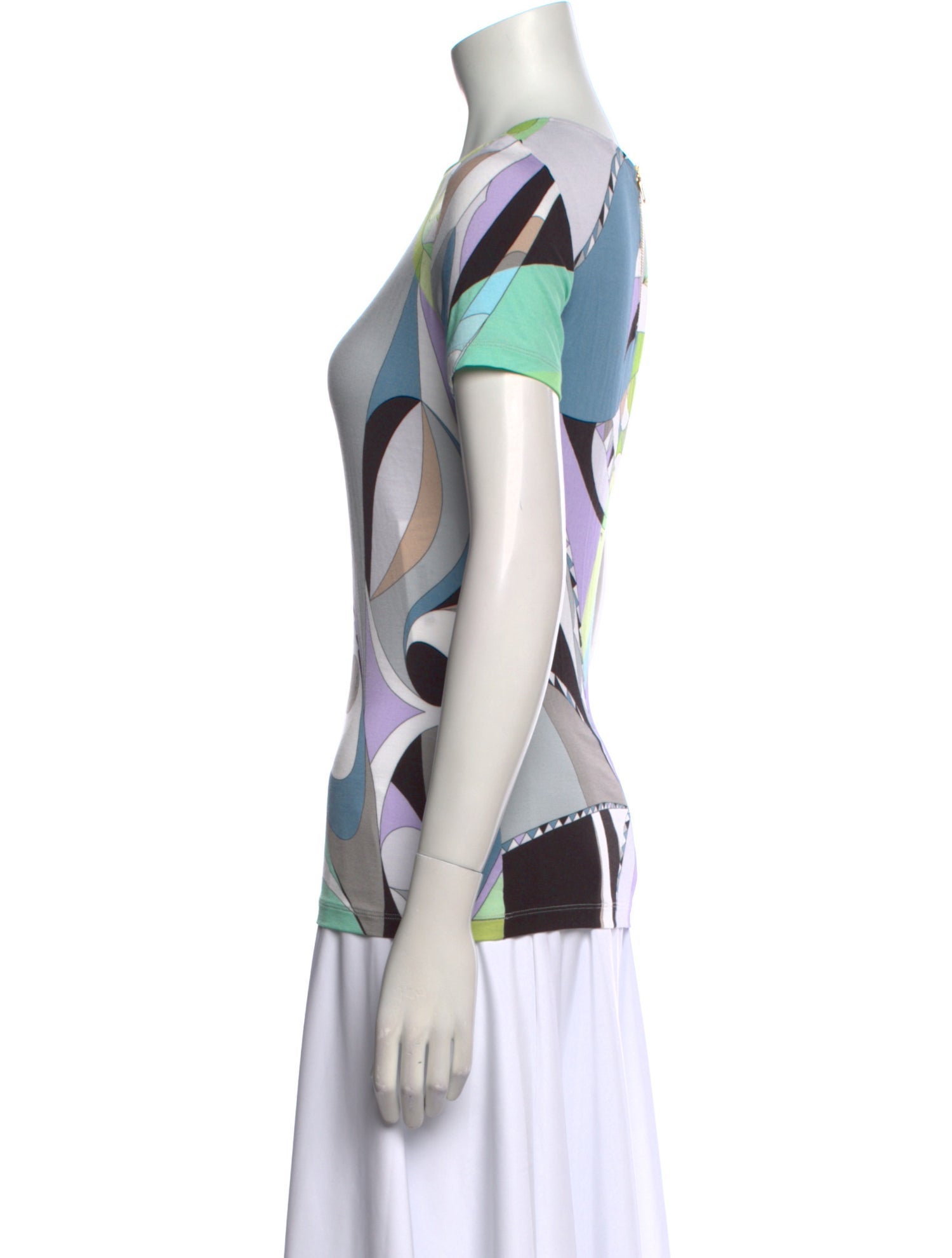 Emilio Pucci Printed Crew Neck T-Shirt