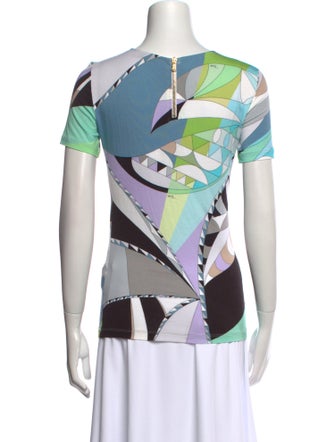 Emilio Pucci Printed Crew Neck T-Shirt