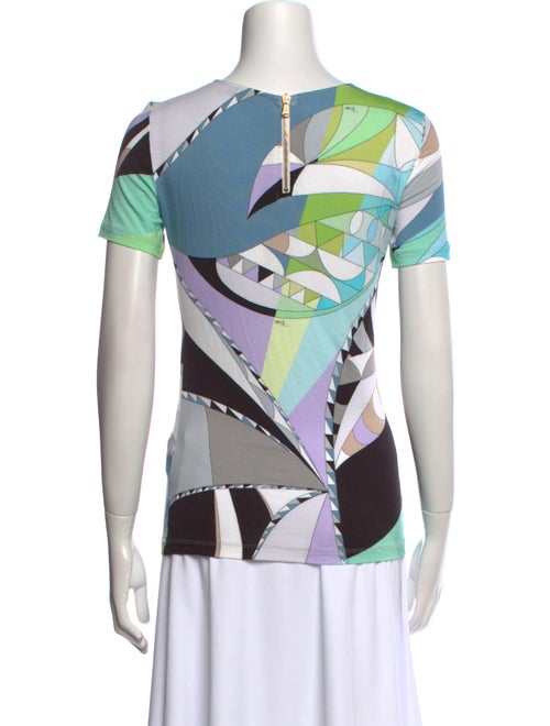 Emilio Pucci Printed Crew Neck T-Shirt