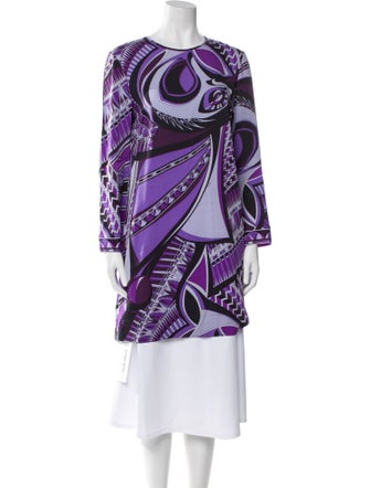 Emilio Pucci Silk Printed Tunic