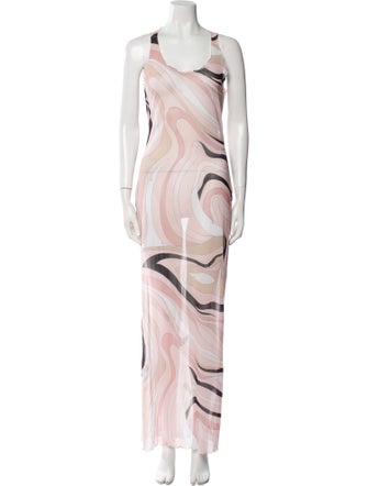 Emilio Pucci Printed Long Dress