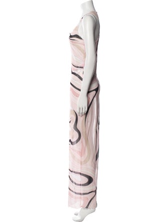 Emilio Pucci Printed Long Dress
