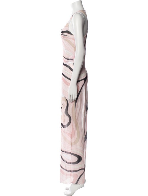 Emilio Pucci Printed Long Dress