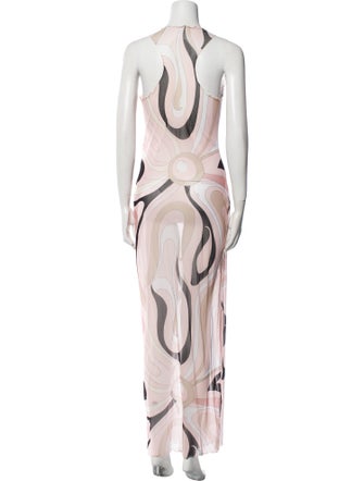 Emilio Pucci Printed Long Dress