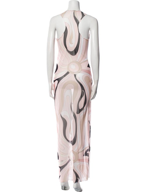 Emilio Pucci Printed Long Dress