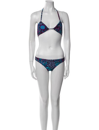 Emilio Pucci Floral Print Bikini