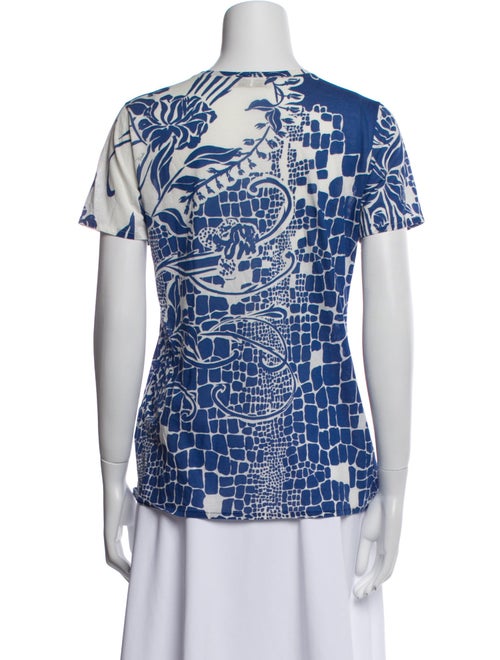 Emilio Pucci Printed V-Neck T-Shirt