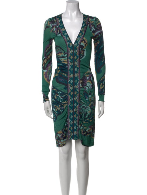 Emilio Pucci Printed Knee-Length Dress