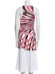 Emilio Pucci Printed Cowl Neck Tunic