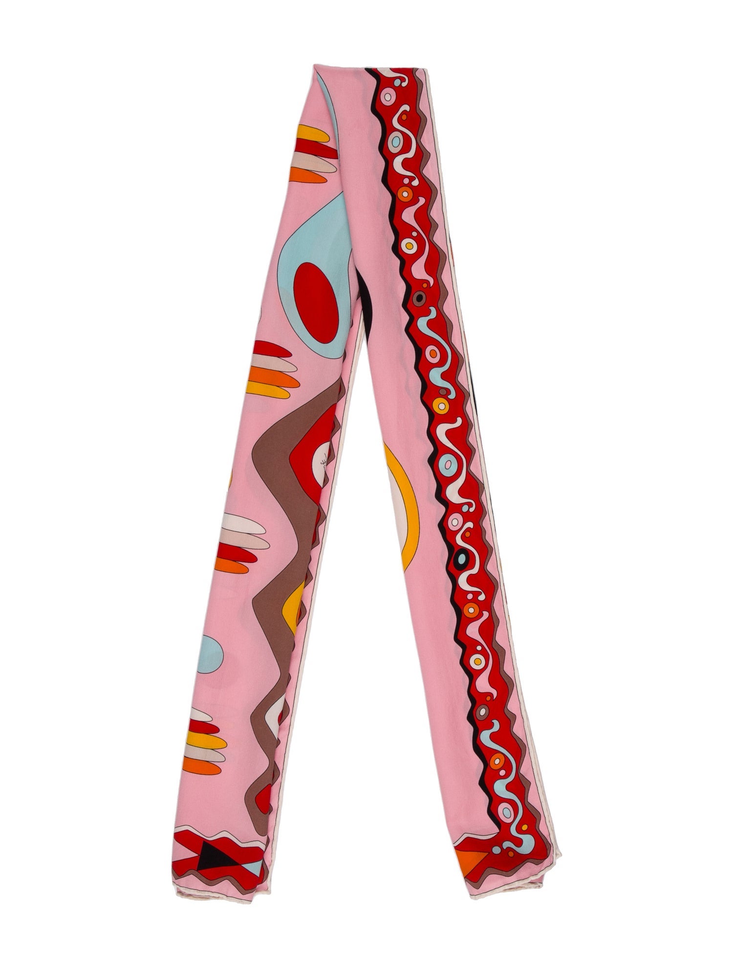 Emilio Pucci Silk Floral Print Scarf