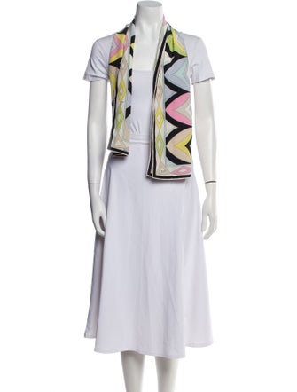 Emilio Pucci Silk Printed Scarf
