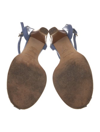 Emilio Pucci Leather T-Strap Pumps