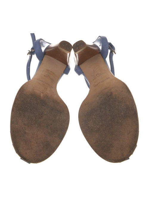 Emilio Pucci Leather T-Strap Pumps